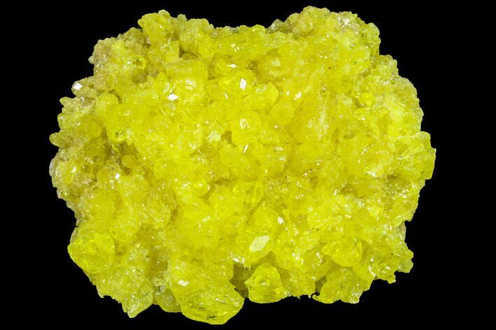 Sulfur Crystals on Matrix - Bolivia #84522
